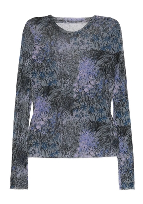 JNBY floral print T-shirt - Grey