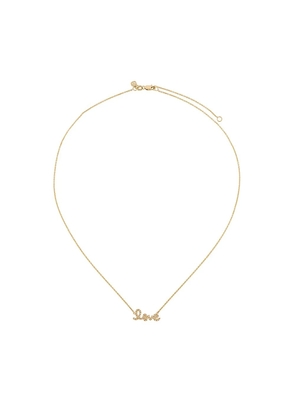 Sydney Evan 'love' necklace - Metallic