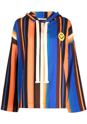 Joshua Sanders Smiley-patch cotton hoodie - Multicolour