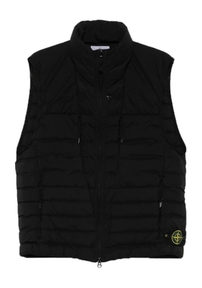 Stone Island quilted high-neck vest - Black