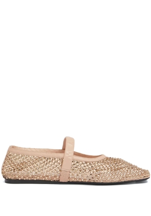 Marni mesh ballerina shoes - Neutrals