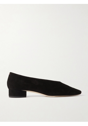 Aeyde - Delia Suede Ballet Flats - Black - IT35,IT35.5,IT36,IT36.5,IT37,IT37.5,IT38,IT38.5,IT39,IT39.5,IT40,IT40.5,IT41,IT41.5,IT42