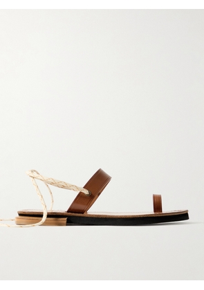 Dries Van Noten - Leather Sandals - Brown - IT35,IT36,IT36.5,IT37,IT37.5,IT38,IT38.5,IT39,IT39.5,IT40,IT40.5,IT41