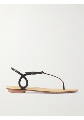 Aquazzura - Almost Bare Leather Sandals - Black - IT35,IT36,IT36.5,IT37,IT37.5,IT38,IT38.5,IT39,IT39.5,IT40,IT40.5,IT41,IT41.5,IT42