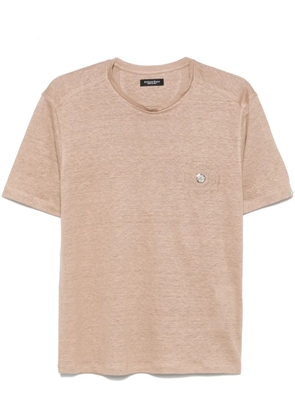 Stefano Ricci linen T-shirt - Neutrals
