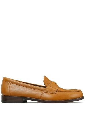 Tory Burch Classic leather loafers - Brown