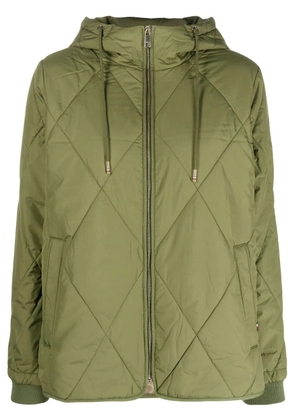Tommy Hilfiger drawstring-hood padded jacket - Green