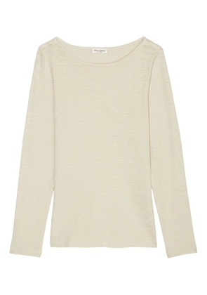 Marc O'Polo boat-neck long-sleeve top - Neutrals