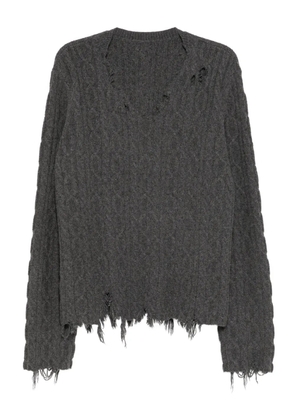 CROQUIS distressed jumper - Grey