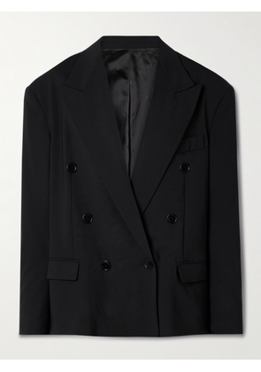 MARANT ÉTOILE - Klero Double-breasted Grain De Poudre Wool-blend Blazer - Black - FR 32,FR 34,FR 36,FR 38,FR 40,FR 42