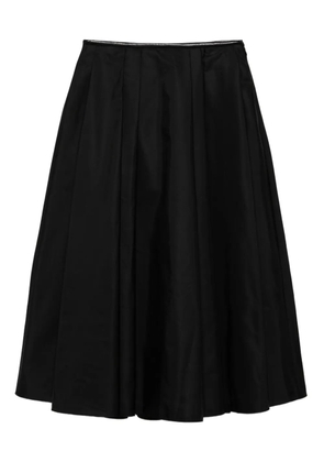 Juun.J pleated midi skirt - Black