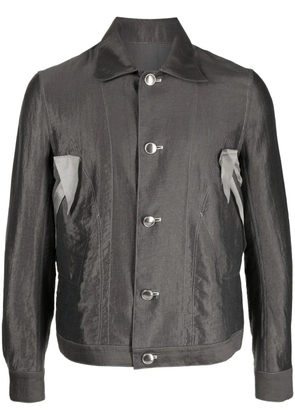 sulvam button-up long-sleeved shirt - Grey