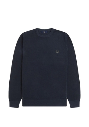 Fred Perry logo-embroidery sweater - Green