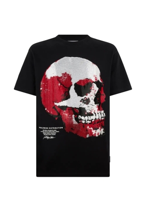 Philipp Plein rhinestone-skull T-shirt - Black