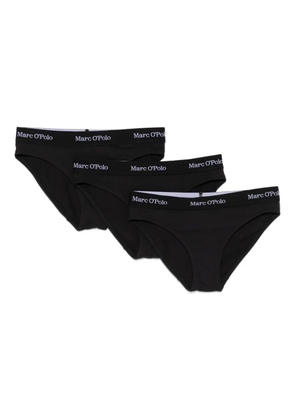 Marc O'Polo logo-waist briefs (pack of three) - Black