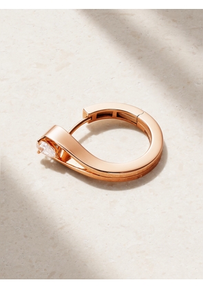 Repossi - Serti Inversé 18-karat Rose Gold Diamond Earring - One size