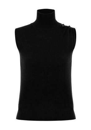Alberta Ferretti cashmere vest - Black