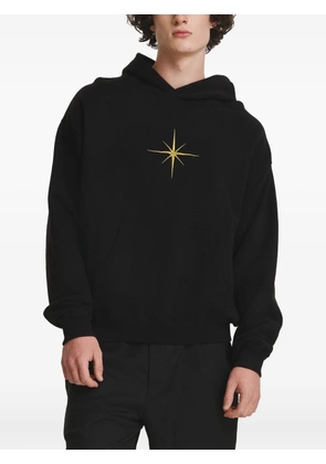 IRINA VOINEA embroidered hoodie - Black