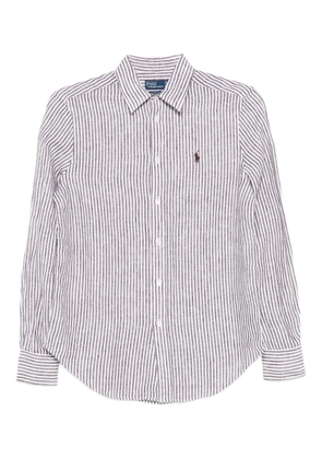 Polo Ralph Lauren striped logo top - Brown