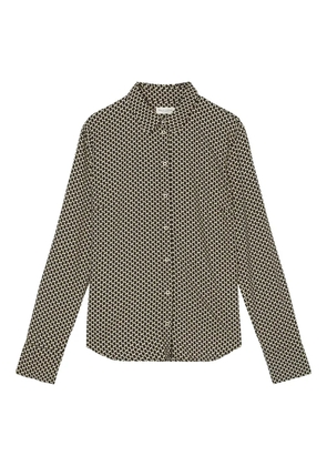 Marc O'Polo geometric-print button-up shirt - Black