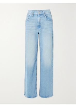 Mother - + Net Sustain Spinner Zip Heel High-rise Wide-leg Jeans - Blue - 23,24,25,26,27,28,29,30,31,32