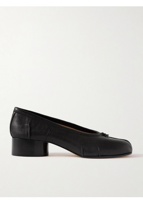 Maison Margiela - Tabi Ballerina Split-toe Leather Pumps - Black - IT35,IT35.5,IT36,IT36.5,IT37,IT37.5,IT38,IT38.5,IT39,IT39.5,IT40,IT40.5,IT41