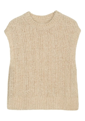 Marc O'Polo ribbed sleeveless sweater - Neutrals