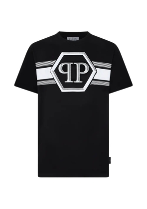 Philipp Plein hexagon-print T-shirt - Black