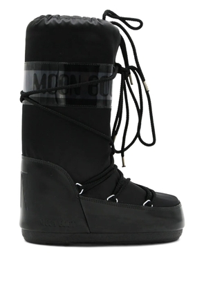 Moon Boot Icon Glance logo-print panel boots - Black