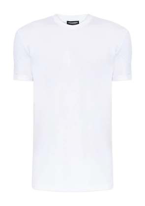DSQUARED2 embroidered-logo cotton T-shirt - White