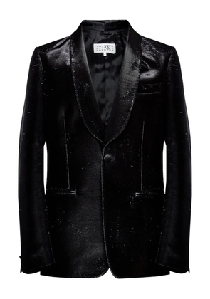 MM6 Maison Margiela textured blazer - Black