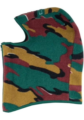 Supreme x Polartec printed zipped balaclava - Green