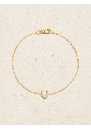 Jennifer Meyer - Mini Horseshoe 18-karat Gold Diamond Bracelet - One size
