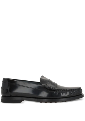 Tod's leather penny loafers - Black
