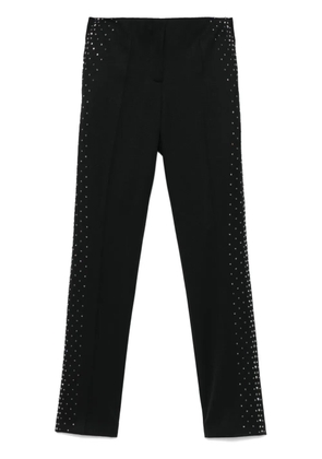 The Attico crystal-embellished trousers - Black