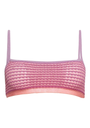 Roberta Einer rib-knit top - Pink
