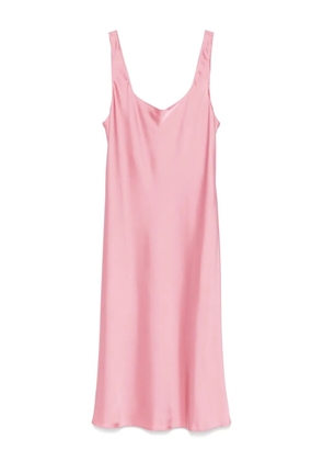 Lauren Ralph Lauren satin midi dress - Pink