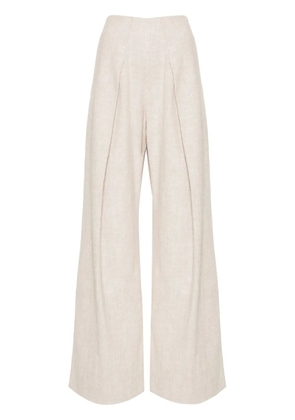 Cult Gaia Pompori wide-leg trousers - Neutrals