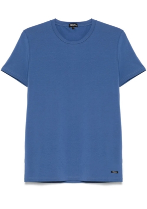 Zegna round-neck T-shirt - Blue