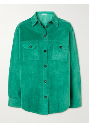 BLAZÉ Milano - Berber Suede Shirt - Green - 00,1,2,3,4