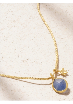 Pippa Small - 18-karat Gold Tourmaline Necklace - Blue - One size