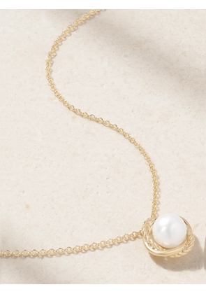 David Yurman - Infinity 18-karat Gold Pearl Necklace - One size