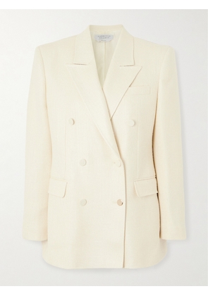 Gabriela Hearst - Gavin Double-breasted Silk And Wool-blend Blazer - Ivory - IT36,IT38,IT40,IT42,IT44,IT46,IT48