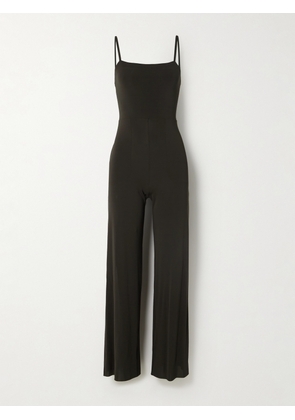 Eres - Alba Belted Stretch-jersey Jumpsuit - Gray - FR 36,FR 38,FR 40,FR 42