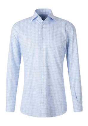 Atelier Munro buttoned check dress shirt - Blue