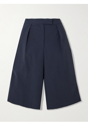 Conner Ives - Pleated Woven Shorts - Blue - x small,small,medium,large