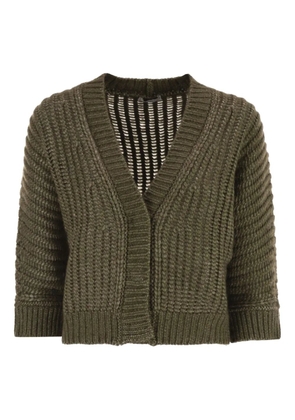 Peserico V-neck cardigan - Green