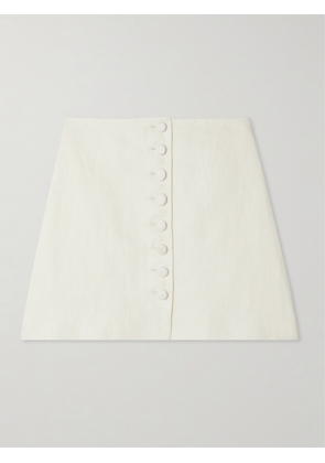 LIBEROWE - Maha Linen Mini Skirt - Ecru - x small,small,medium,large,x large