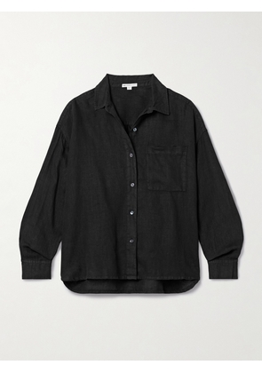 James Perse - Linen Shirt - Black - 01,2,3,4