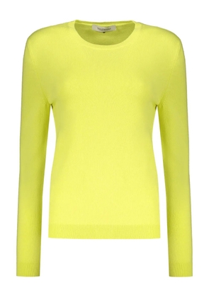 Valentino Garavani long-sleeve crew-neck sweater - Yellow